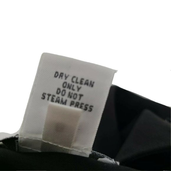 Ann Taylor Loft Skirt Womens Size 10 Solid All Black Wool Blend Side Zip Pencil - Picture 4 of 5